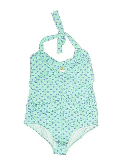 Pre-owned Pez D'or One Piece Swimsuit In Teal