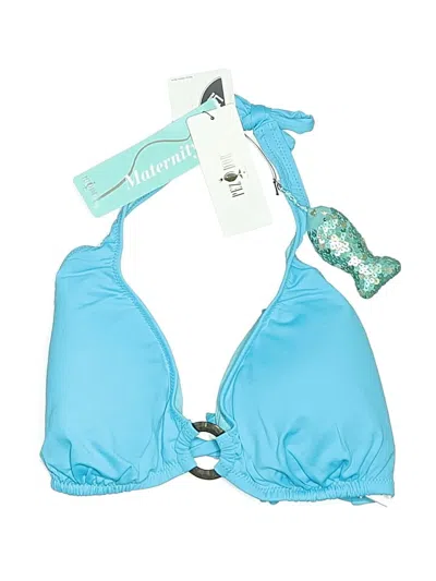 Pre-owned Pez D'or Swimsuit Top Blue Swimwear