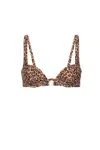 Pf25 Cora Bikini Top In Brown