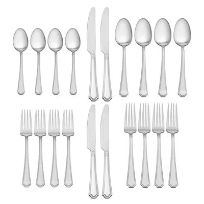 Pfaltzgraff Carleigh 20-piece Stainless Steel Flatware Set, Service For 4