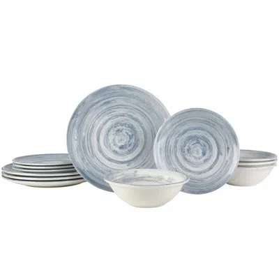 Pfaltzgraff Drift 12-piece Dinnerware Set, Service For 4 In Blue