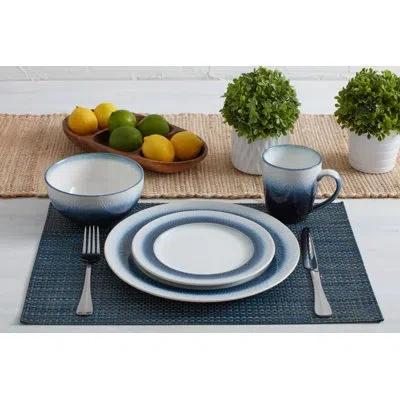 Pfaltzgraff Eclipse 16-piece Stoneware Dinnerware Set, Service For 4 In White