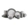 Pfaltzgraff Grayson 16-piece Stoneware Dinnerware Set, Service For 4 In Gray