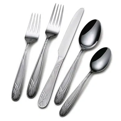 Pfaltzgraff Hoopla Frost 20-piece Stainless Steel Flatware Set, Service For 4