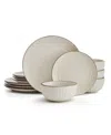 Pfaltzgraff Janelle 12 Pc. Dinnerware Set, Service For 4 In Beige