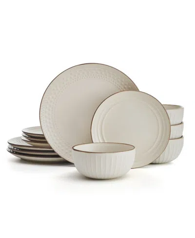 PFALTZGRAFF JANELLE 12 PC. DINNERWARE SET, SERVICE FOR 4 