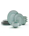 Pfaltzgraff Kori 12-pc Dinnerware Set, Service For 4 In Sage