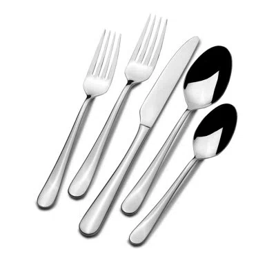 Pfaltzgraff Lisbon 20 Piece Flatware Set, Service For 4, 18/10 Stainless Steel