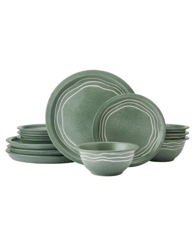 Pfaltzgraff Natures Pallet Sage 12-pc. Dinnerware Set, Service For 4 In Green