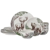 Pfaltzgraff Rustic Lodge 12-piece Dinnerware Set, Service For 4 In Brown