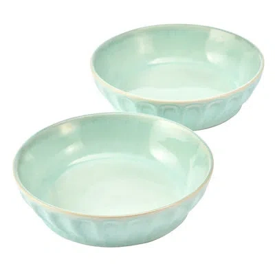 Pfaltzgraff Set Of 2 Pasta Bowls In Blue