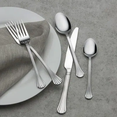 Pfaltzgraff Southport 20-piece Stainless Steel Flatware Set, Service For 4 In Silver