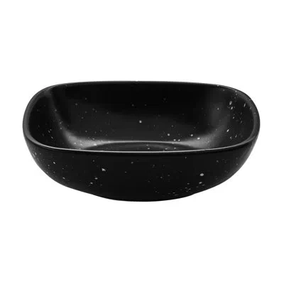Pfaltzgraff Stella 7 In. Stoneware Pasta Bowls In Black