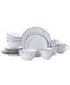 Pfaltzgraff Trellis Coastal 16-pc Dinnerware Set, Service For 4 In White