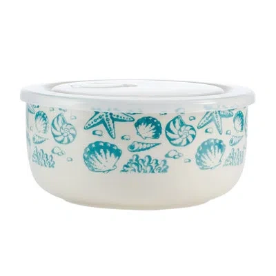Pfaltzgraff Venice 26 Oz. Food Storage Bowls In Blue;white