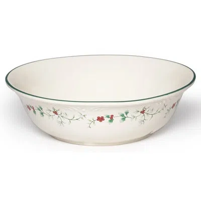 Pfaltzgraff Winterberry 10 In. Round Serving Bowl In White