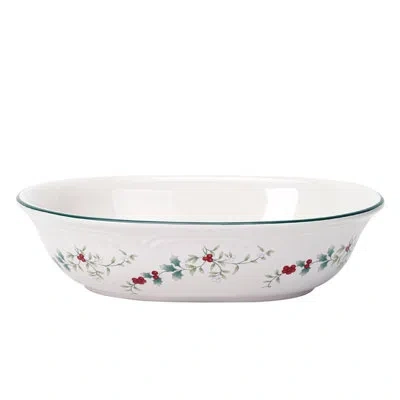 Pfaltzgraff Winterberry Oval Vegetable Bowl - White