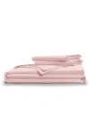 Pg Goods Pillow Gal Classic Cool & Crisp Cotton Pillow Case 2-piece Set In Light Pink