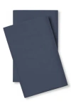 Pg Goods Pillow Guy Set Of 2 Luxe Soft 'n Smooth Tencel® Lyocell Pillowcases In Dark Navy