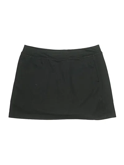 Pre-owned Pga Tour Active Skort In Black