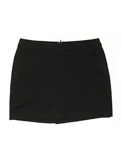Pre-owned Pga Tour Active Skort In Black
