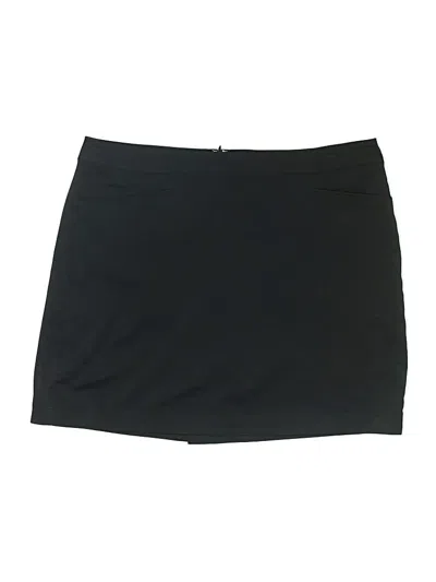 Pre-owned Pga Tour Active Skort In Black