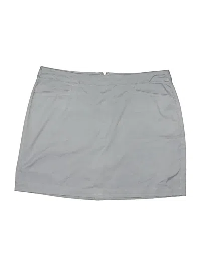 Pre-owned Pga Tour Active Skort In Gray
