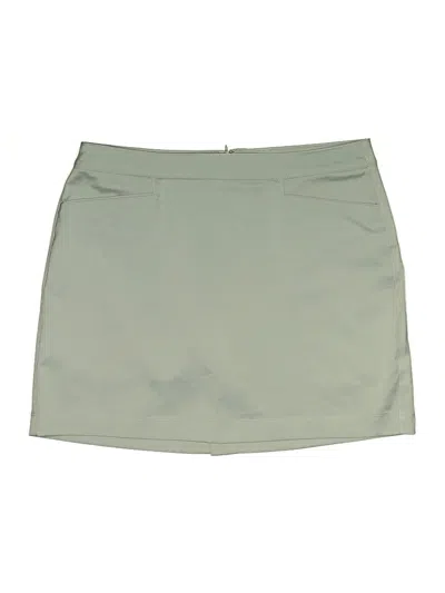 Pre-owned Pga Tour Active Skort In Green