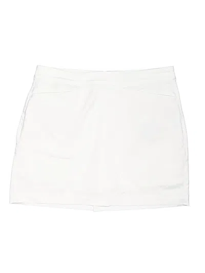 Pre-owned Pga Tour Active Skort In White