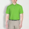 Pga Tour Airflux Polo Shirt Men's Green Flash Short Sleeve Pullover Fts931 In Green