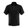 Pga Tour Big Kid Boys Y Neck Short Sleeve Classic Fit Moisture Wicking Polo Shirt In Black