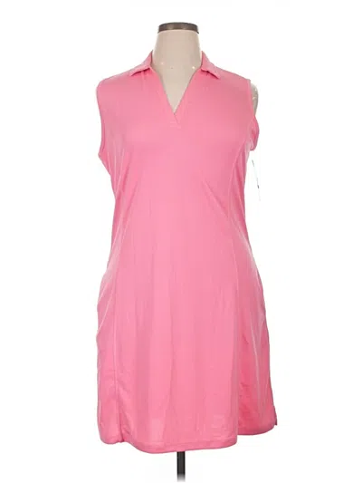 Pre-owned Pga Tour Casual Dress In Pink