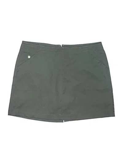 Pre-owned Pga Tour Casual Skirt In Gray
