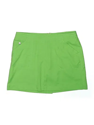 Pre-owned Pga Tour Casual Skirt In Green