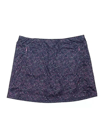 Pre-owned Pga Tour Casual Skirt In Purple