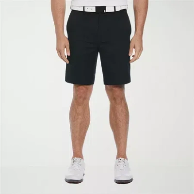 Pga Tour Expandable Waist Mens 10" Moisture Wicking Golf Short In Black