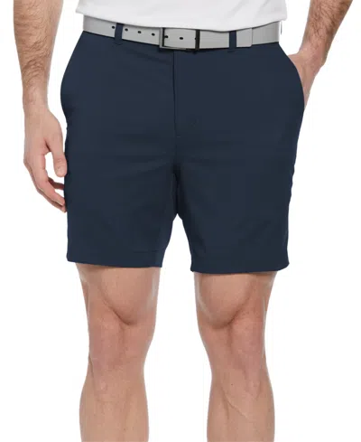 Pga Tour Men's 7" Golf Shorts With Active Waistband In Navy