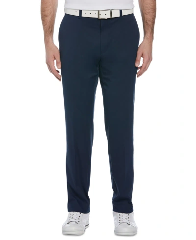 Pga Tour Men's Moisture Wicking Active-waistband Golf Pants In Dark Peacoat Hthr