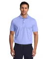 Pga Tour Men's Airflux Regular-fit Mesh Performance Golf Polo Shirt In Purple