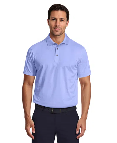 Pga Tour Men's Airflux Regular-fit Mesh Performance Golf Polo Shirt In Purple