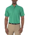 Pga Tour Men's Airflux Short Sleeve Mesh Golf Polo Shirt