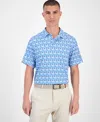 Pga Tour Men's All-over Geometric Polo Shirt In Multi