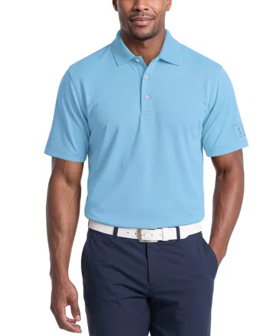 Pga Tour Men's Apparel Golf Regular-fit Polo Shirt In Blue