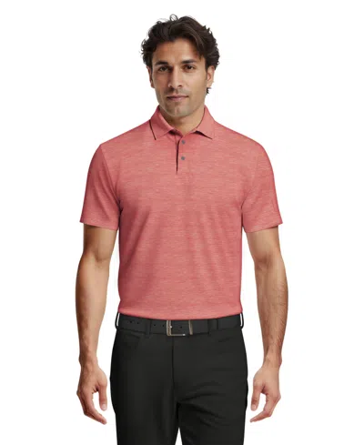 Pga Tour Men's Classic-fit Golf Polo Shirt In Pink