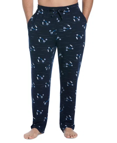 Pga Tour Men's Deluxe Touch Knit Golf Pajama Pant In Navy Iris