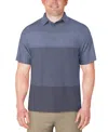 Pga Tour Men's Distressed Stripes Polo Shirt