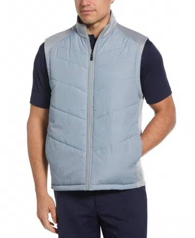 Pga Tour Men's Insulated Vest In Quarry In Multi