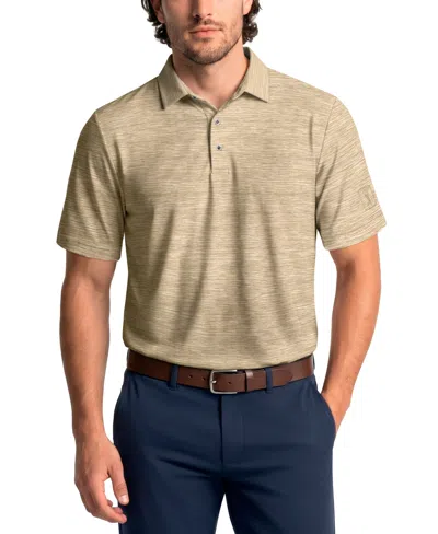 Pga Tour Men's Jaspe Airflux Regular-fit Polo Shirt In Neutral