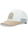 Pga Tour Men's Logo Patch Trucker Hat In White