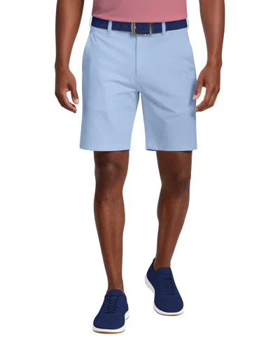 Pga Tour Men's Moisture Wicking Active Waistband 9" Golf Shorts In Blue